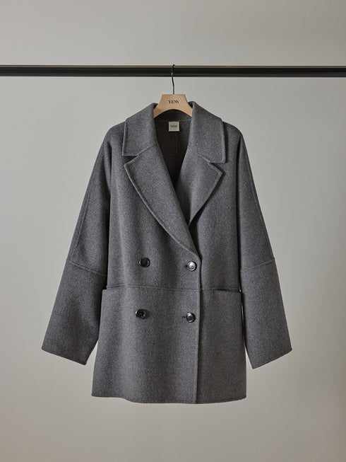 DOUBLE FACE PEA COAT /Y253-71090